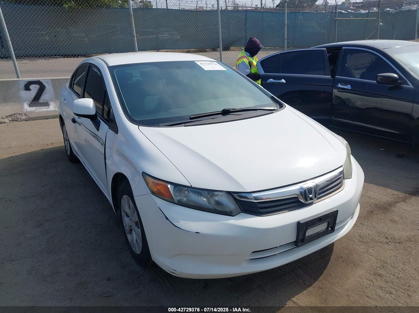 19XFB2F55CE346463 2012 Honda Civic Lx auction photo 1