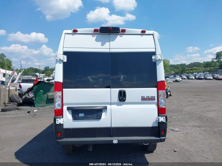 2022 Ram Promaster 2500 High Roof 159 Wb VIN: 3C6LRVDG8NE123073 Lot: 42729383