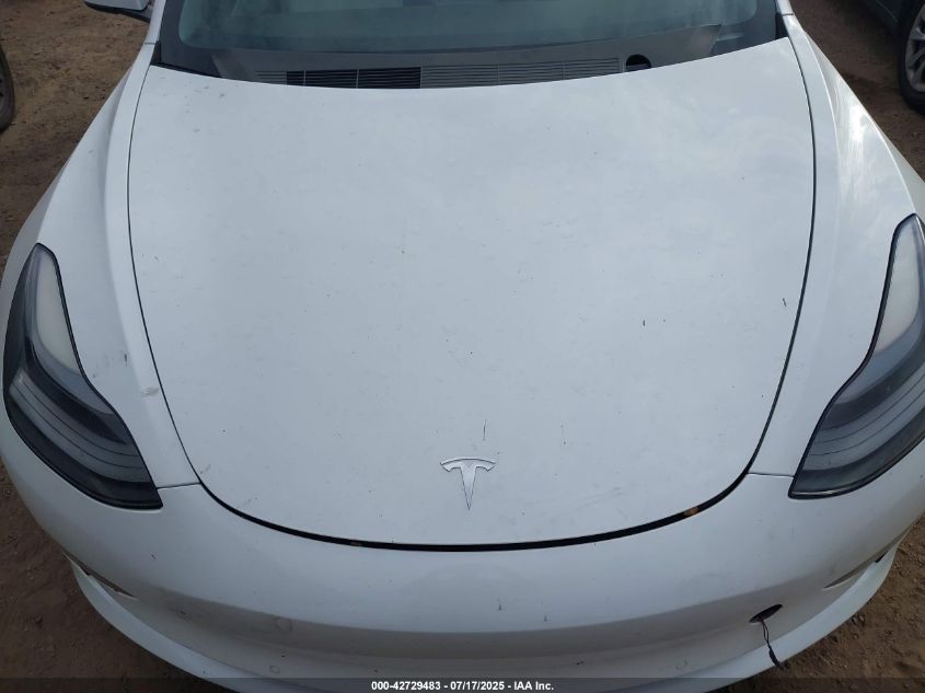 2021 Tesla Model 3 Standard Range Plus Rear-Wheel Drive VIN: 5YJ3E1EAXMF870089 Lot: 42729483
