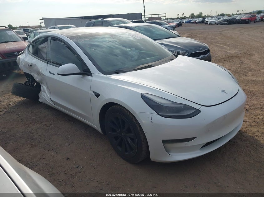 5YJ3E1EAXMF870089 2021 Tesla Model 3 Standard Range Plus Rear-Wheel Drive auction photo 1