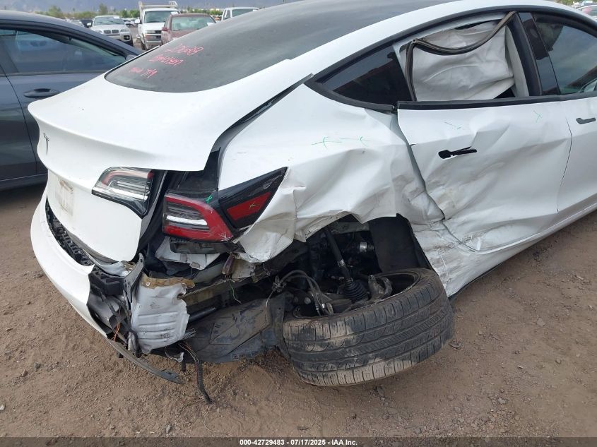 2021 Tesla Model 3 Standard Range Plus Rear-Wheel Drive VIN: 5YJ3E1EAXMF870089 Lot: 42729483