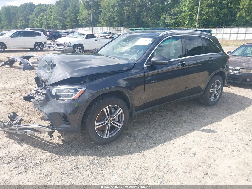 2020 Mercedes-Benz Glc 300 black other gasoline WDC0G8DB4LF746033 photo #3