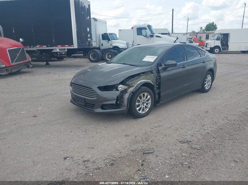 Vin: 3fa6p0g70gr258110, lot: 43223218, ford fusion s 20162