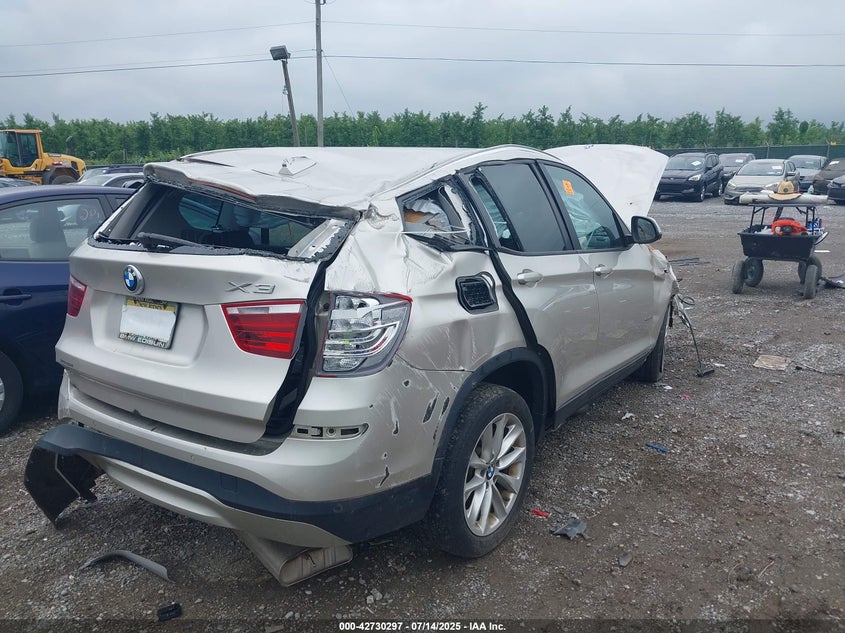 2017 BMW X3 XDRIVE28I - 5UXWX9C53H0T02135