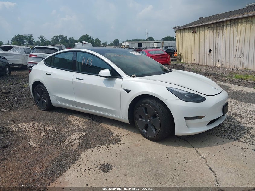 Vin: 5yj3e1ea0pf459093, lot: 43224441, tesla model 3 rear-wheel drive 20231