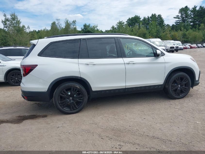 2021 Honda Pilot Awd Black Edition VIN: 5FNYF6H74MB061770 Lot: 42731283