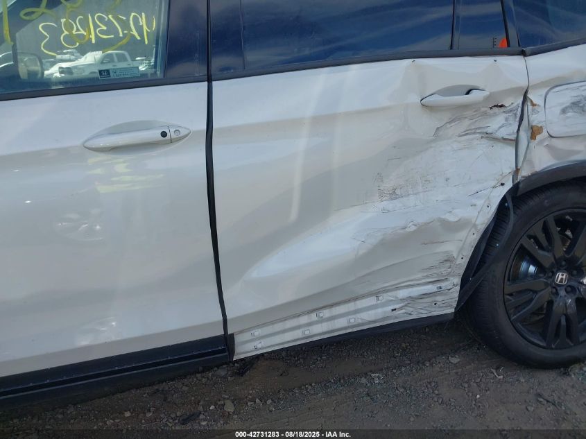 2021 Honda Pilot Awd Black Edition VIN: 5FNYF6H74MB061770 Lot: 42731283