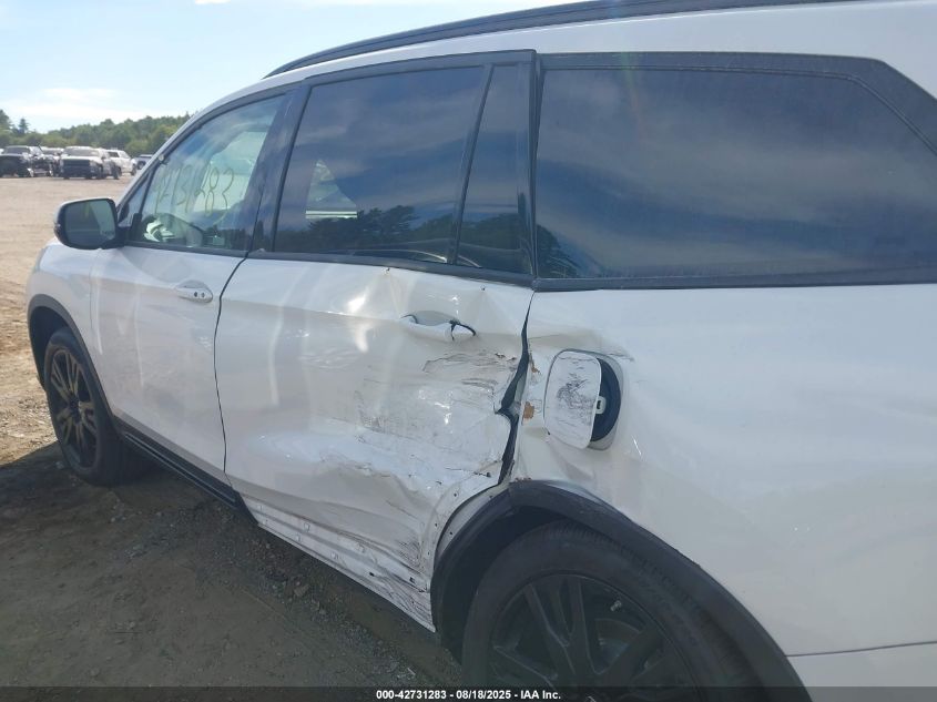 2021 Honda Pilot Awd Black Edition VIN: 5FNYF6H74MB061770 Lot: 42731283