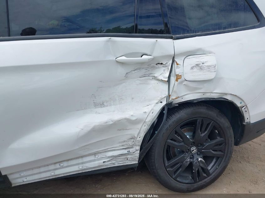 2021 Honda Pilot Awd Black Edition VIN: 5FNYF6H74MB061770 Lot: 42731283