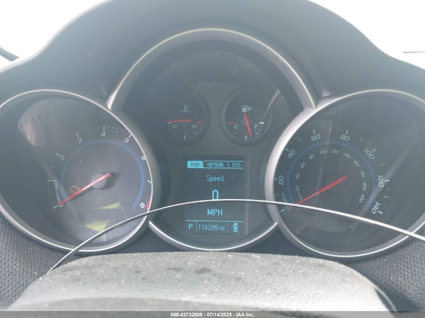 2013 Chevrolet Cruze Eco Auto VIN: 1G1PH5SB7D7189481 Lot: 42732508