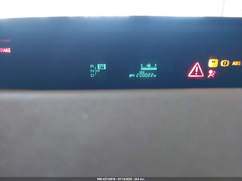 2009 Toyota Prius VIN: JTDKB20UX97834833 Lot: 42732916