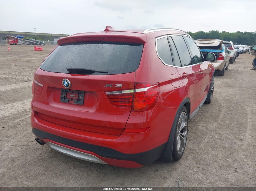 Vin: 5uxwx9c58f0d59513, lot: 43226188, bmw x3 xdrive28i 20154