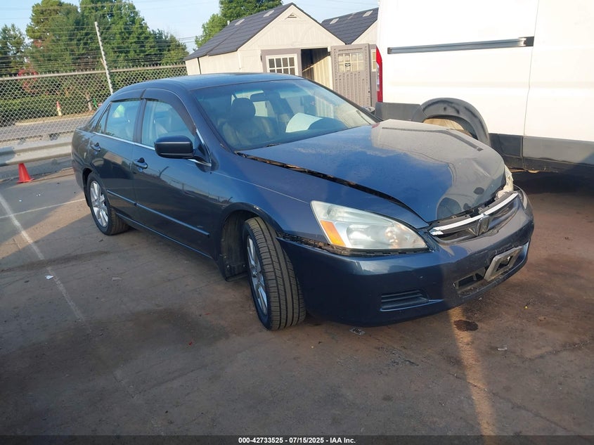1HGCM66537A006422 2007 Honda Accord 3.0 Ex auction photo 1