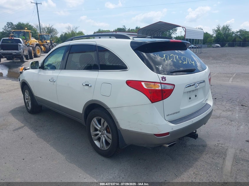 Vin: km8nudcc2cu184969, lot: 43226972, hyundai veracruz limited 20123