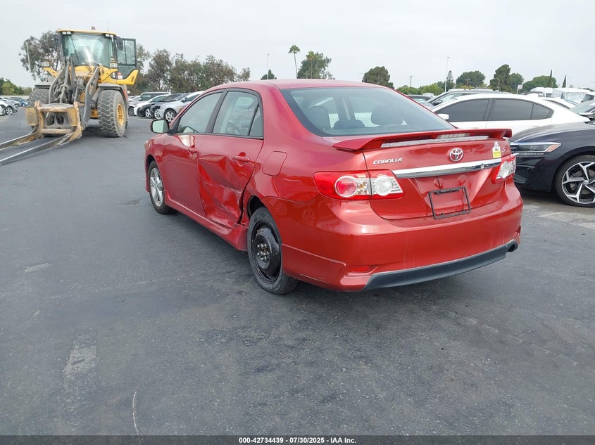 Vin: 5yfbu4ee2cp053429, lot: 43227697, toyota corolla s 20123