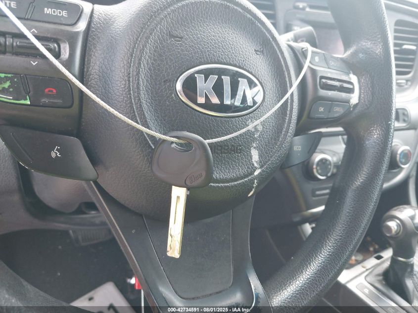 2015 Kia Optima Lx VIN: 5XXGM4A70FG448994 Lot: 42734591