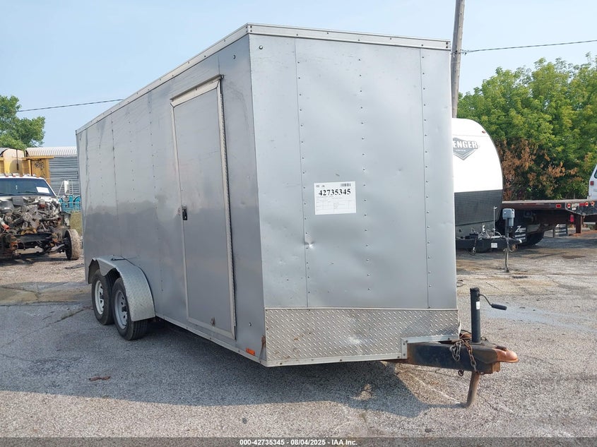 53BCTEA25HA033990 2016 Lgs Enclosed Trailer auction photo 1