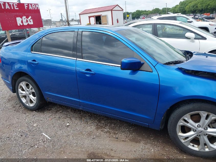 2012 Ford Fusion Se VIN: 3FAHP0HA0CR326368 Lot: 42736120