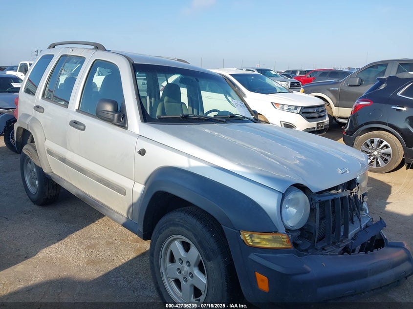 1J4GK48KX7W507074 2007 Jeep Liberty Sport auction photo 1