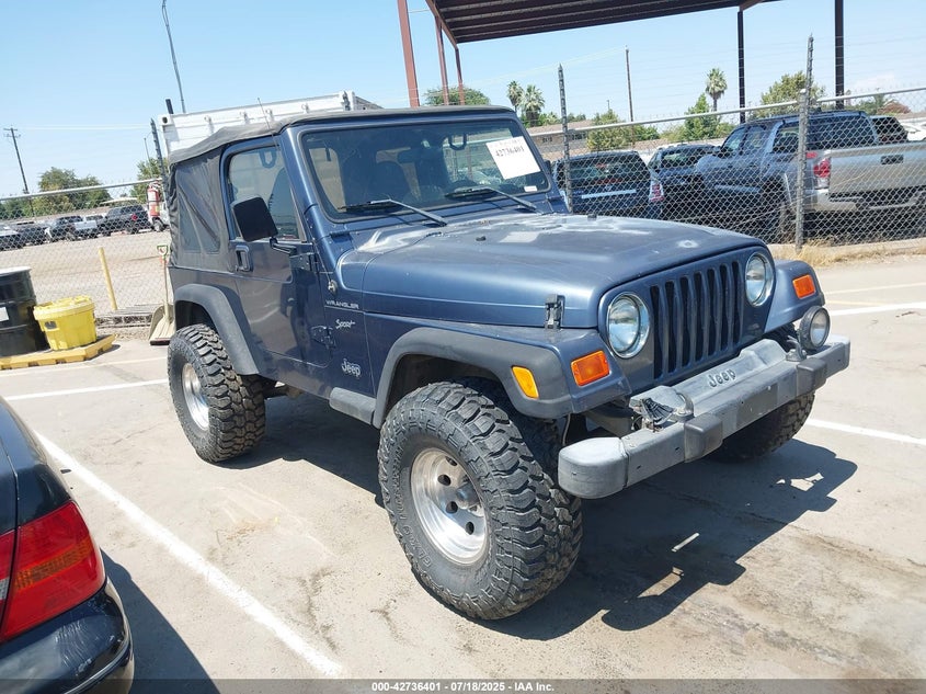 1J4FA49S52P746063 2002 Jeep Wrangler Sport auction photo 1