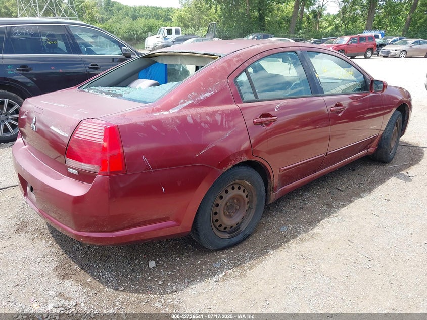 4A3AB36F14E129656 2004 MITSUBISHI GALANT photo no. 4