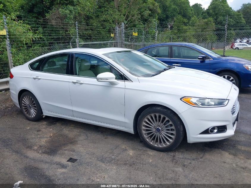 2016 Ford Fusion Titanium VIN: 3FA6P0K9XGR370129 Lot: 42736673