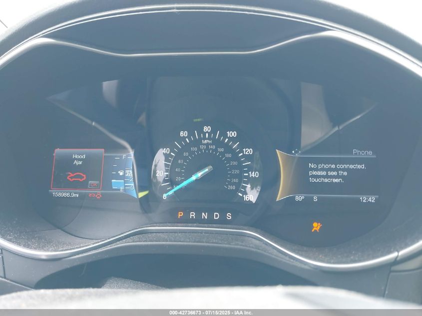 2016 Ford Fusion Titanium VIN: 3FA6P0K9XGR370129 Lot: 42736673