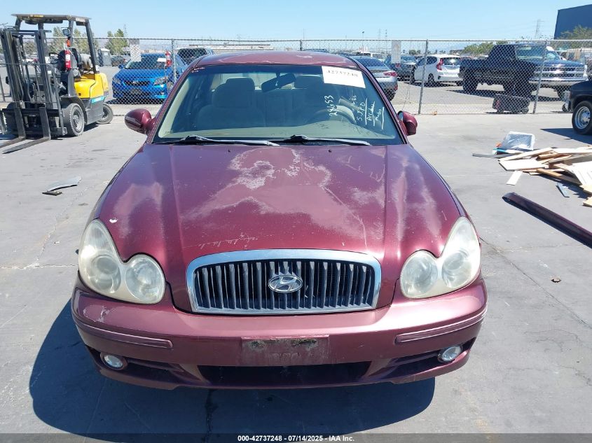 2004 Hyundai Sonata VIN: KMHWF25S24A954243 Lot: 42737248