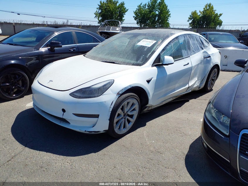 Vin: 5yj3e1eb2pf392697, lot: 43230581, tesla model 3 long range dual motor all-wheel drive 20232