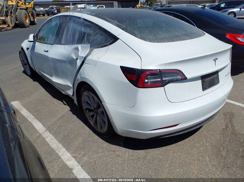 Vin: 5yj3e1eb2pf392697, lot: 43230581, tesla model 3 long range dual motor all-wheel drive 20233