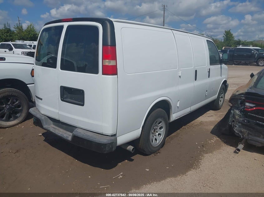 Vin: 1gcugadx5a1102643, lot: 43230800, chevrolet express 1500 work van 20102