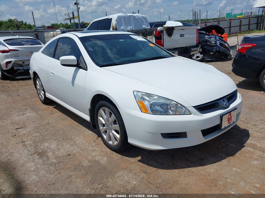 1HGCM82677A006076 2007 Honda Accord 3.0 Ex auction photo 1