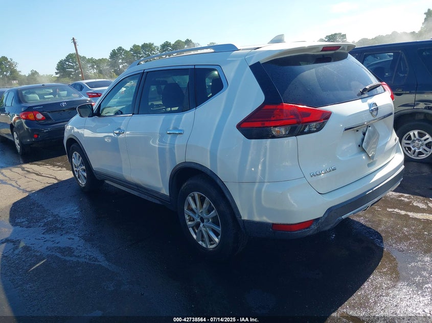 2017 Nissan Rogue 2.5 Sv White Lot 111042738564 Vin KNMAT2MT7HP535857