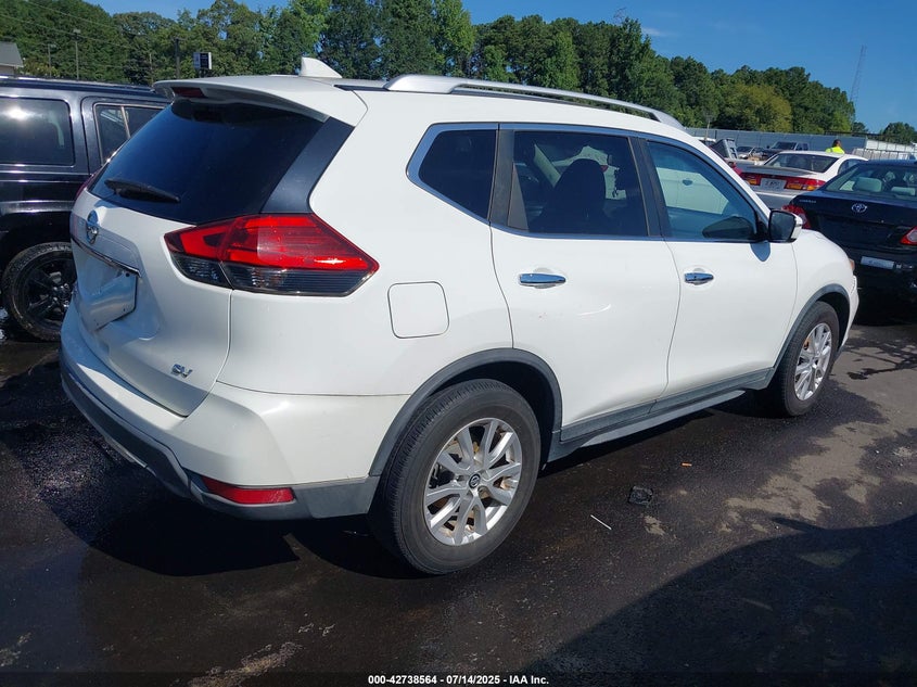 2017 Nissan Rogue 2.5 Sv White Lot 111042738564 Vin KNMAT2MT7HP535857