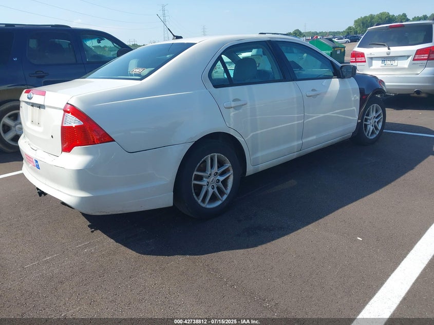 Vin: 3fahp0ga7cr274948, lot: 43232086, ford fusion s 20124