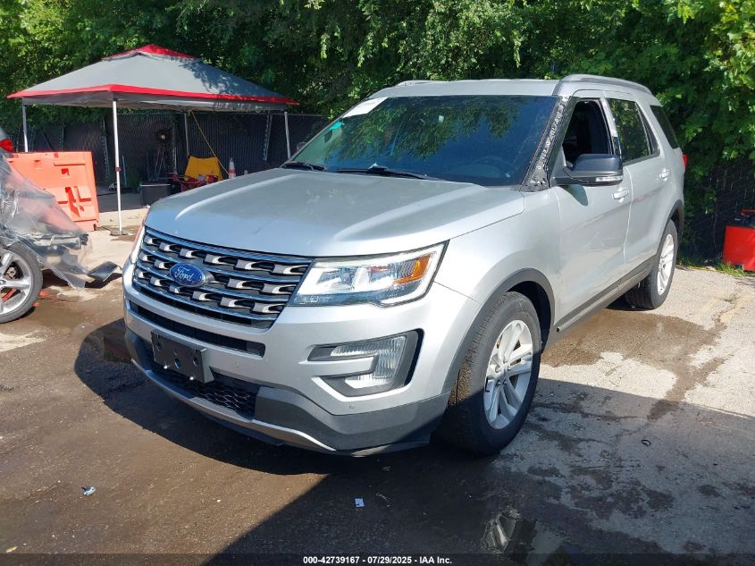 2017 FORD EXPLORER XLT 1FM5K7DH1HGA87656