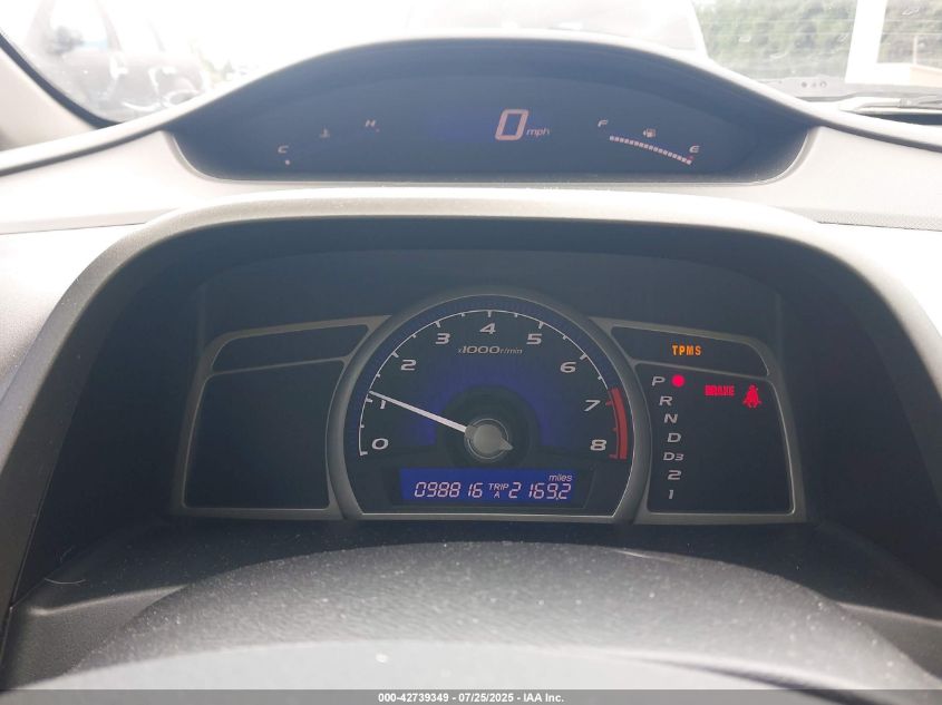 2009 Honda Civic Lx VIN: 2HGFA16519H328621 Lot: 42739349