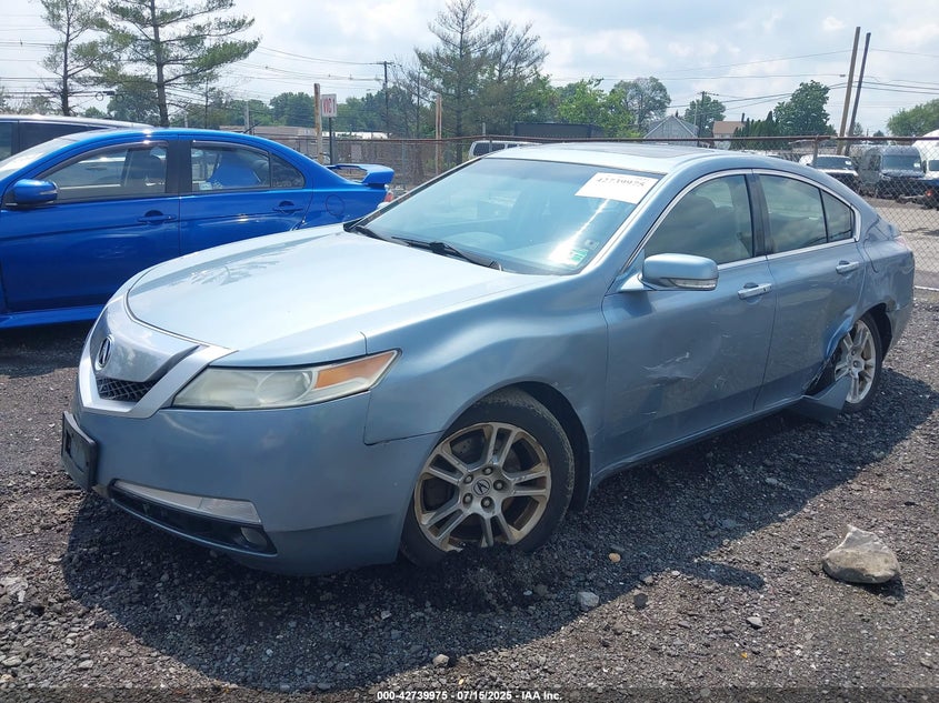 2009 Acura Tl 3.5 blue sedan gasoline 19UUA86549A019966 photo #3