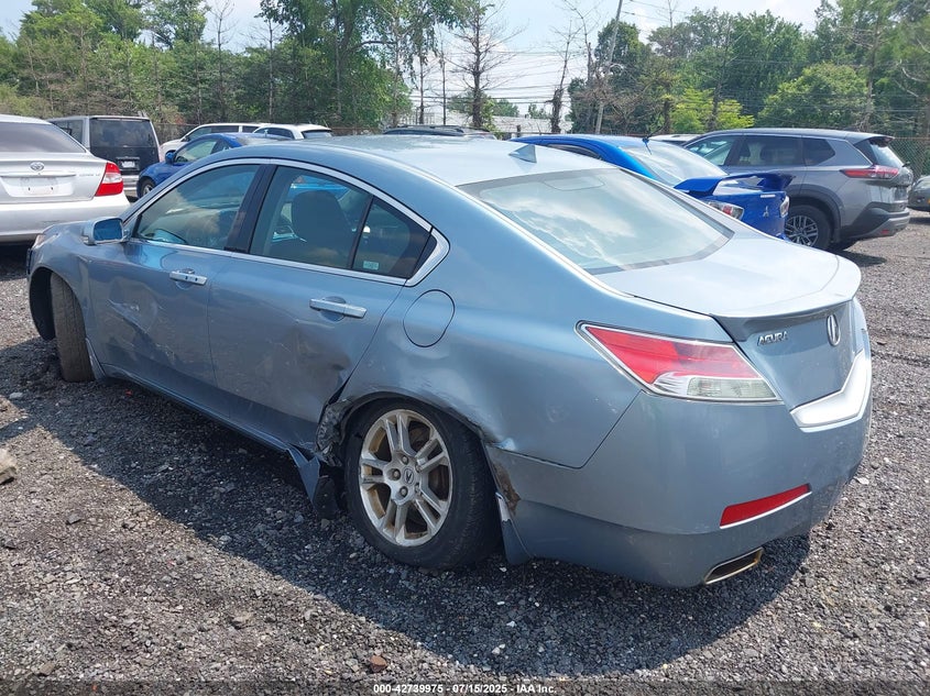 2009 Acura Tl 3.5 blue sedan gasoline 19UUA86549A019966 photo #4