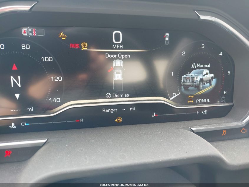 2025 GMC Sierra 2500Hd 4Wd Standard Bed Denali Ultimate VIN: 1GT4UXEY9SF204986 Lot: 42739992