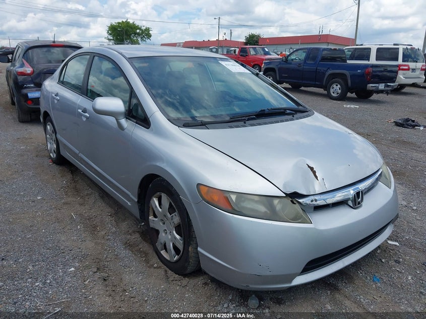 2007 HONDA CIVIC VIN: 1HGFA165X7L023179