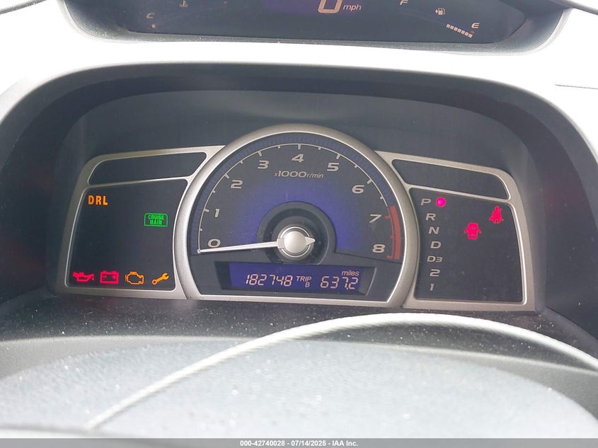 2007 HONDA CIVIC VIN: 1HGFA165X7L023179