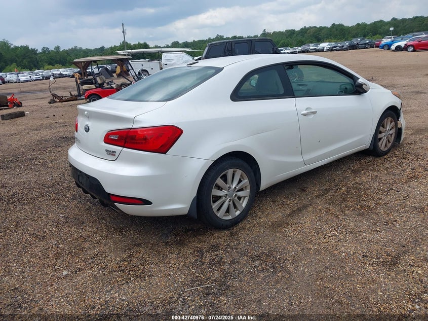 Vin: knafx6a8xe5158043, lot: 43234250, kia forte koup ex 20144