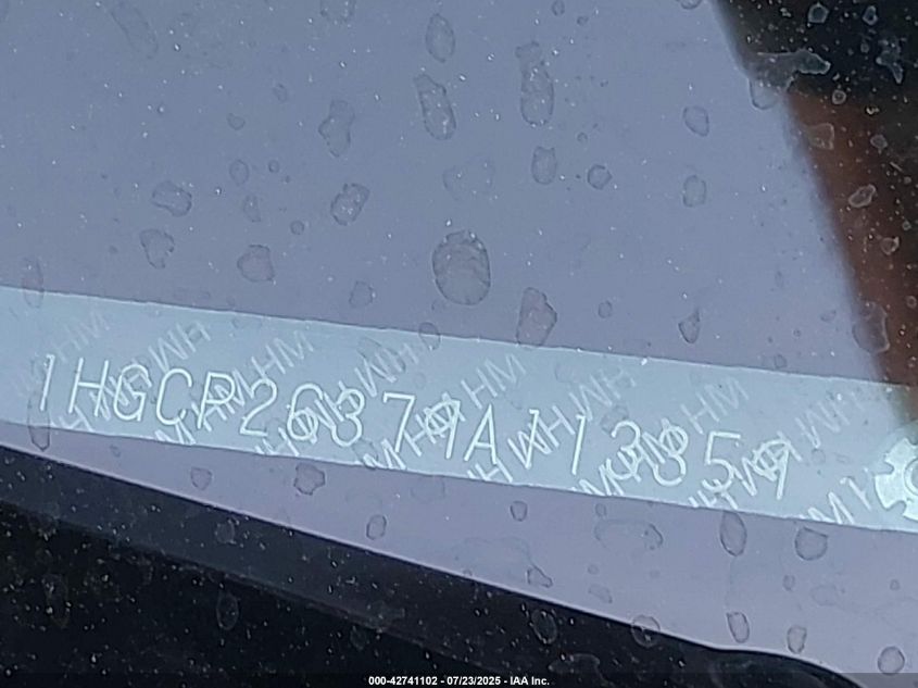 2009 Honda Accord 2.4 Lx VIN: 1HGCP26379A113359 Lot: 42741102