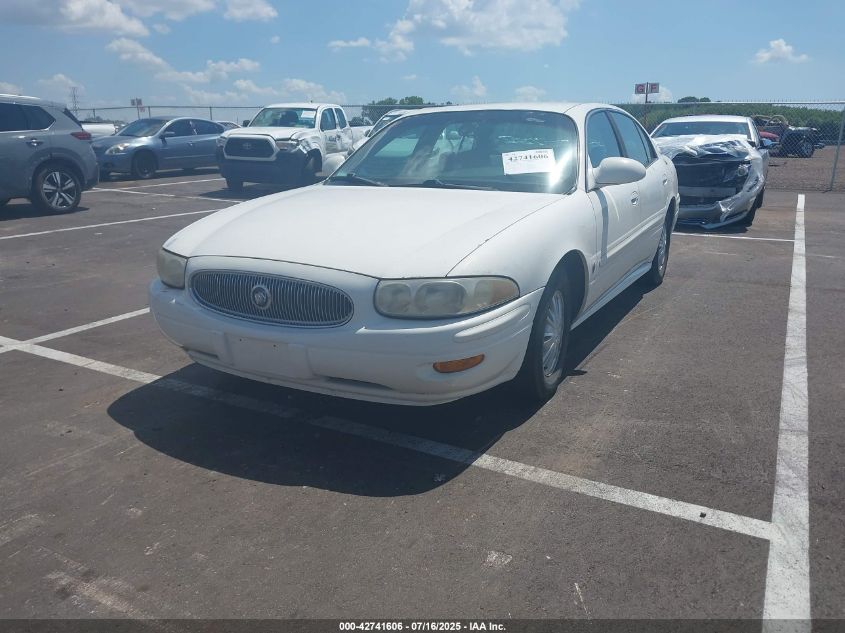 2004 Buick Lesabre Custom white sedan gasoline 1G4HP52K24U105627 photo #3