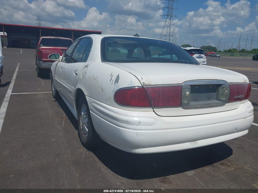 2004 Buick Lesabre Custom white sedan gasoline 1G4HP52K24U105627 photo #4