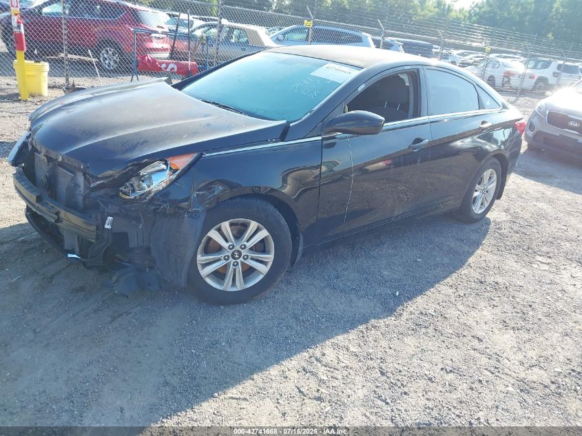 2011 Hyundai Sonata Gls black sedan gasoline 5NPEB4ACXBH118515 photo #3