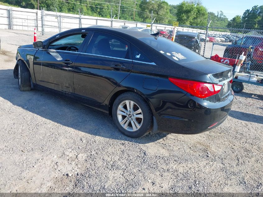 2011 Hyundai Sonata Gls black sedan gasoline 5NPEB4ACXBH118515 photo #4
