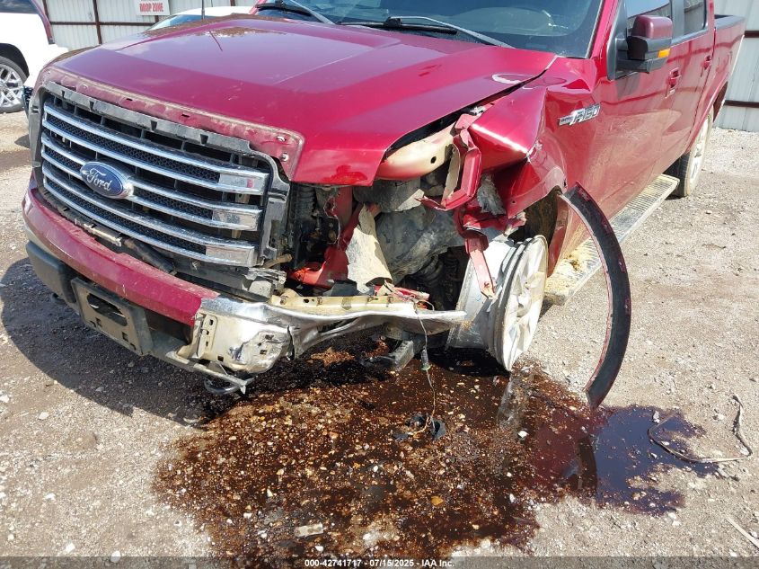 2013 Ford F-150 Lariat VIN: 1FTFW1EF1DKF30936 Lot: 42741717