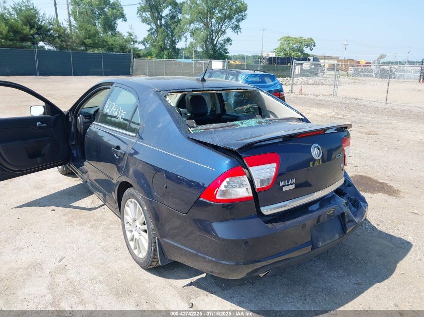 2009 Mercury Milan V6 Premier VIN: 3MEHM08129R614063 Lot: 42742325